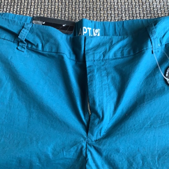 Apt 9 Woman’s Plus size 24w Teal color Shorts NWT - Picture 3 of 6
